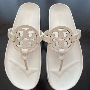Tory Burch Miller Cloud -New Ivory - Size 10